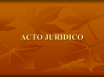 acto juridico - Derecho USMP