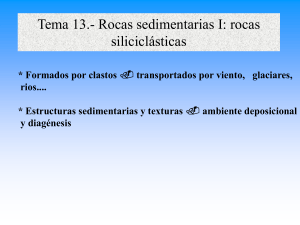 Tema 12.- Rocas sedimentarias I: rocas siliciclásticas