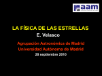 La física de las estrellas - Universidad Autónoma de Madrid