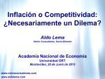 Presentación del Ec. Aldo Lema - Academia Nacional de Economía