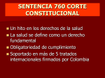 sentencia 760 corte constitucional - Med