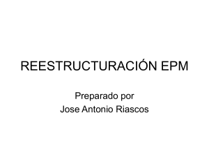 REESTRUCTURACIÓN EPM