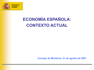 Informe situacion economica - Ministerio de Hacienda y