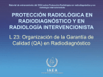 (QA) en Radiodiagnóstico - RPOP