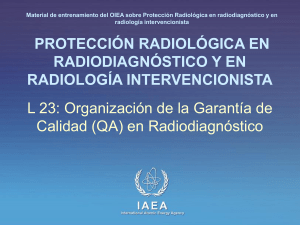 (QA) en Radiodiagn&oacute;stico - RPOP