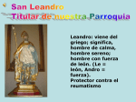 ppt san leandro - Parroquia de San Leandro
