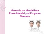 Herencia no Mendeliana Entre Mendel y el Proyecto