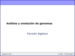Análisis y anotación de genomas