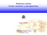"América Latina: Crisis reciente y perspectivas" (340 KB )