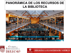 Diapositiva 1 - Bibliotecas USAL