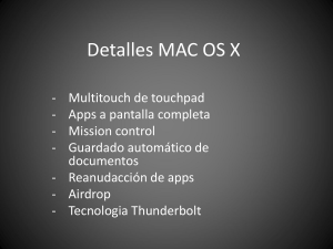 Detalles MAC OS X - dpe