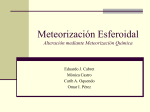 Meteorización Esferoidal - Department of Geology UPRM