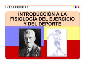Capítulo 00: Introdución a la Fisiología del Ejercicio y