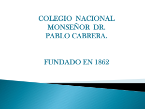 Colegio Nacional Monse&ntilde;or Cabrera