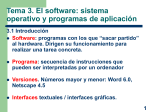 Diapositivas del Tema 3 - Software