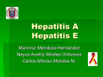 Hepatitis A y E