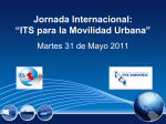 Jornada Internacional: “ITS para la Movilidad Urbana”