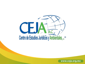 CALENDARIO 2012 - Centro de Estudios Jurídicos y Ambientales