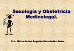 Sexología y Obstetricia Medicolegal.