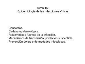 Epidemiología de las Infecciones Víricas