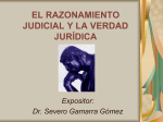 EL RAZONAMIENTO JUDICIAL Y LA VERDAD JURÍDICA