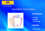 Examen funcional