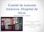 Comité de tumores torácicos del Hospital de Alcoy