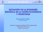Situación de la economía española en la Unión
