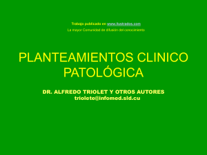 Planteamientos Clinico Patologica
