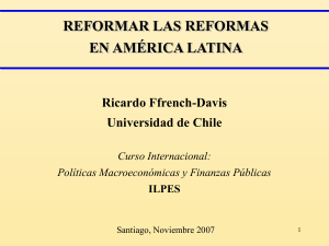 Ricardo Ffrench-Davis - Reformar las reformas en América
