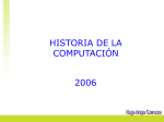 Historia de la Computacion - Bienvenidos al Departamento de