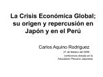 La Crisis Economica Mundial y su repercusion en Japon y en