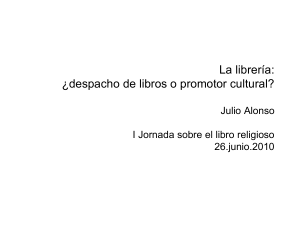 despacho de libros o promotor cultural?