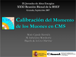 Calibración del Momento de los Muones en CMS - GAE