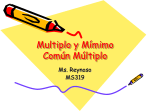 7.N.9 – Determine multiples and least common multiple of two or