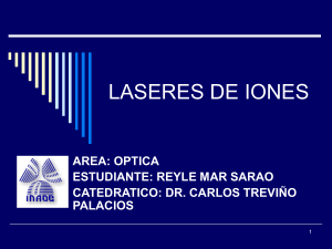 laseres de iones