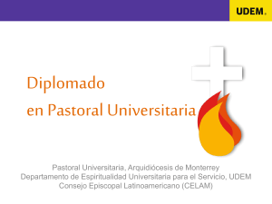 Diplomado en Pastoral Universitaria