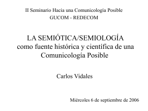 La semiótica - semiología como fuente científica histórica