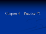 Chapter 4 – Practice #2