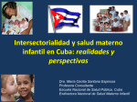 Intersectorialidad y salud materno infantil en Cuba