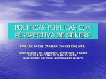 Julia del Carmen Chvez Carapia. Políticas Públicas con Perspectiva