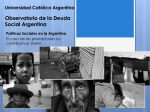Las políticas sociales en Argentina. El caso de la asignación