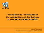 Financiamiento Climático en la Convención