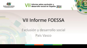 Informe FOESSA de Euskadi sobre exclusión y desarrollo social 2014