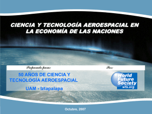 Ciencia y tecnolog&iacute;a aeroespacial en la econom&iacute;a de las naciones