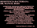 resistencia bacteriana