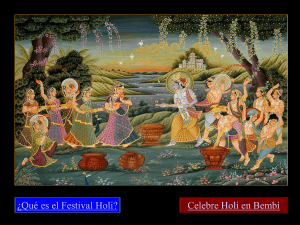 ¿Qué es el Festival Holi?