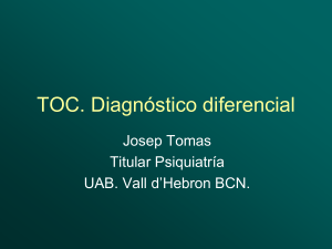 TOC. Diagnostico diferencial