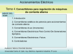 Tema 1 Accionamientos Eléctricos - OCW