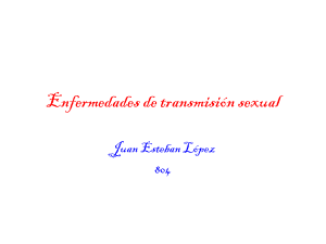 Enfermedades de transmisión sexual